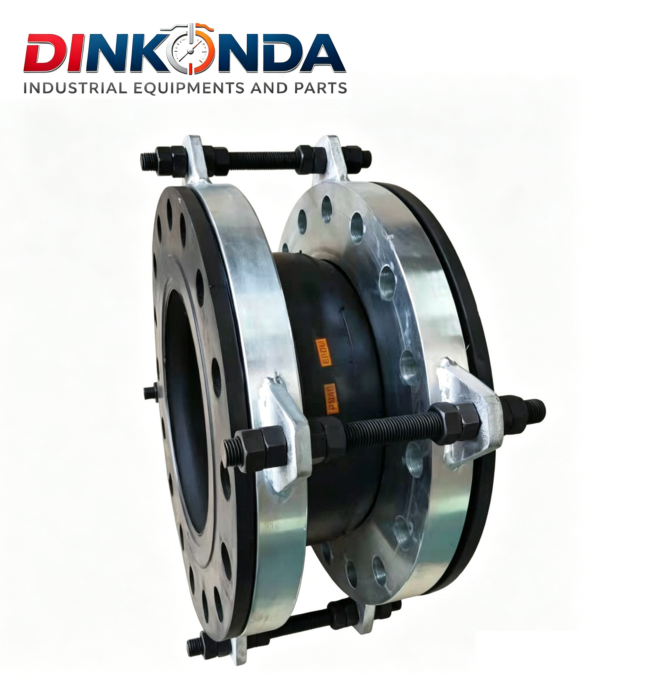 DN32-DN2000 Single Sphere Power Plant Expansion Joints NBR EPDM Rubber PN40