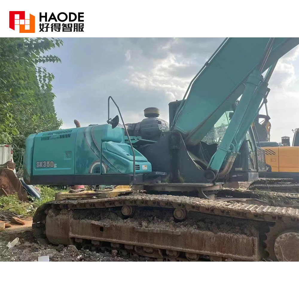 Использованные экскаваторы Crawler Excavator Digger Kobelco SK350 35Ton 33Ton 40Ton Подержанный экскаватор оригинальная краска Kobelco