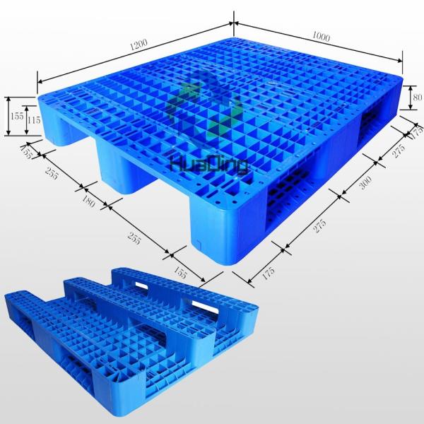 1200*1000 hygiene hdpe food-grade plastic pallets steel reinforced