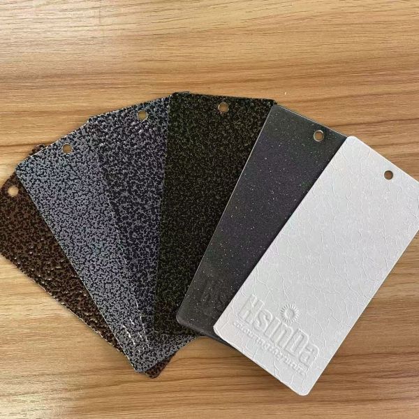 Pintura de recubrimiento en polvo HsinDa Varias texturas Grano de madera Martillado Grano de piel arrugado