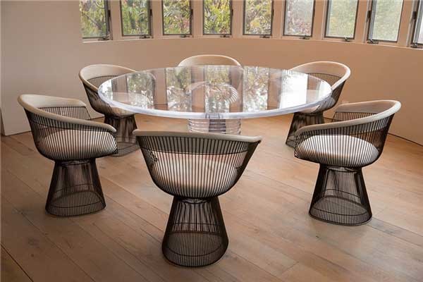 Обедать сетки металла VIP белый черный предводительствует на открытом воздухе роскошный зал ожидания гостиной