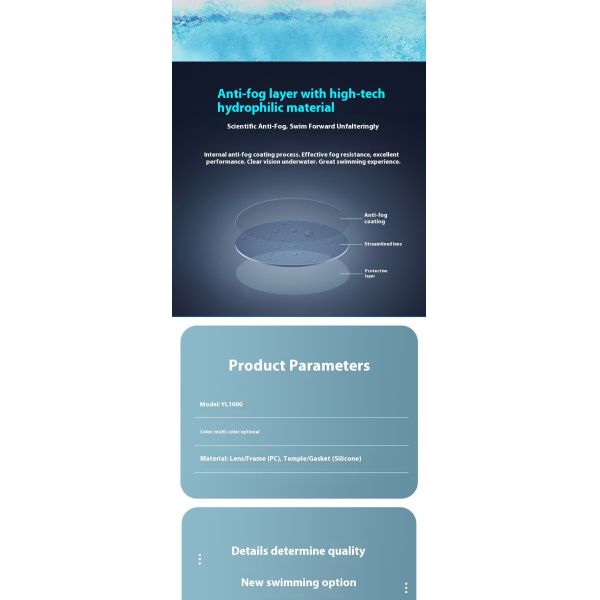 Kids' Professional Swimming Goggles - HD, Anti-Fog & Waterproof