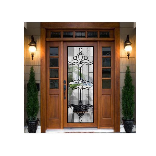 Дверь вышила скошенным ясным листовым стекл искусства, декоративному стеклу панели