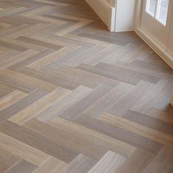Pressed U-Groove V-Groove Anti-Static Fishbone Laminate Flooring Tile for Living Room