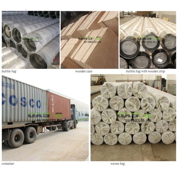 Highly Wire Wrapped Screen for Water Well Systems V-Shaped Wire 0.5mm Slot Size 65% Open Area SS304L Material 5.8m Unit Length BTC End Connection