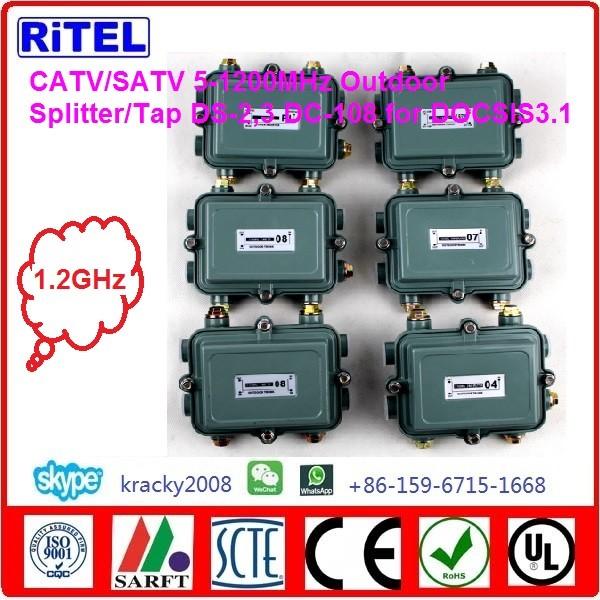 catv_matv 5-1200mhz outdoor splitter/splitters DS-2,DS-3UB,DC-108 for DOCSIS3.1 network compliant with scte guidelines
