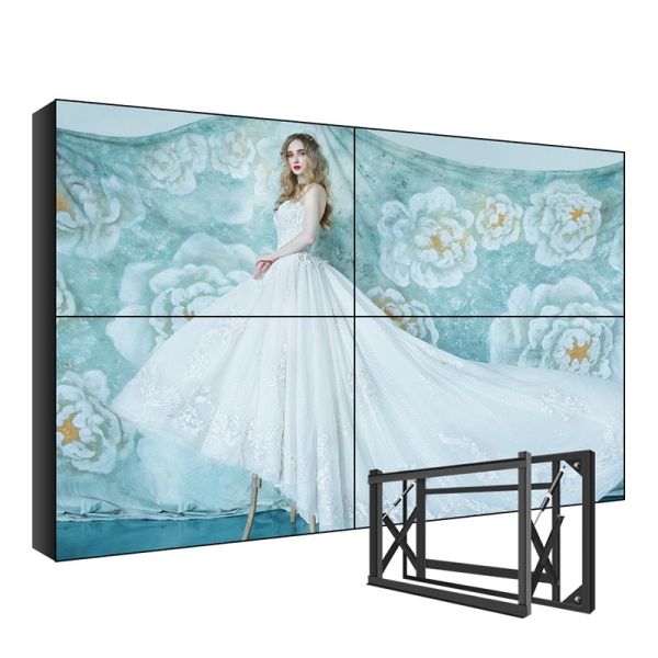 Ultra Thin Bezel 4*4 Video Wall Display System With 700 Nits Brightness and 1920x1080 Resolution
