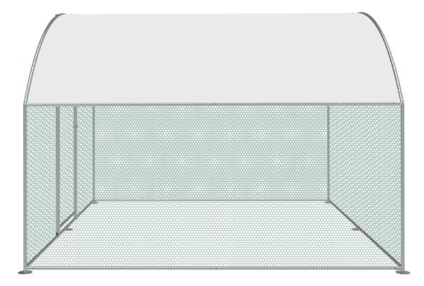 3m X 5.6m Round top Metal Chicken Run Walk In Coop For Poultry Hen Cage Pen Walk in Chicken Cage