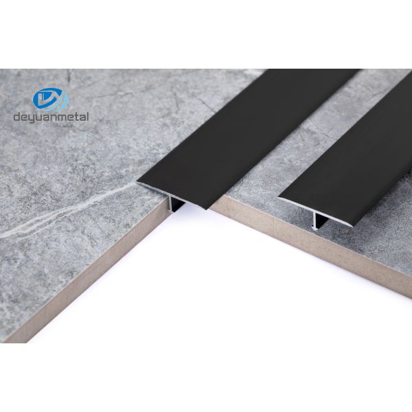 Неофициальные советники президента алюминиевый t профилируют цвет OEM высоты 7.5mm доступный черный для украшения пола
