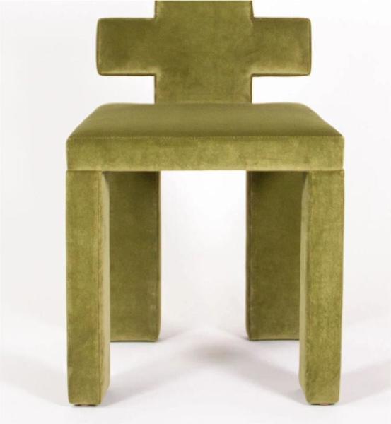 Modern Green Velvet Accent Dining Chairs for Restaurant ODM