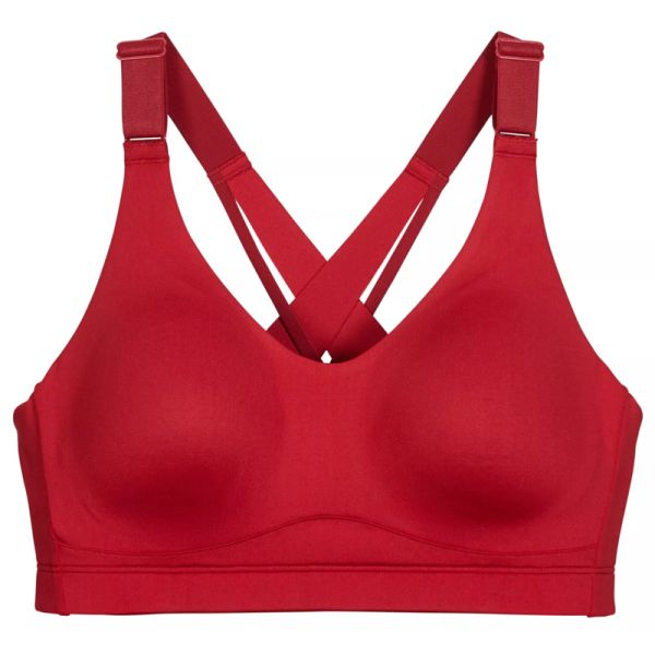 New Arrival Red Gym Beautiful Sweat-Wicking Cross Yoga Wear Sport Bra For Ladies