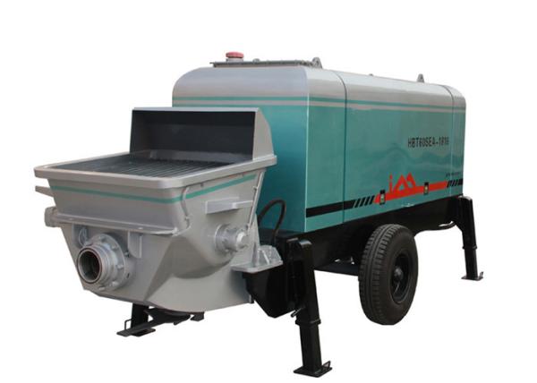 80m3/h Electric Trailer Concrete Pump For Light Weight Foamed Cement / Mortar
