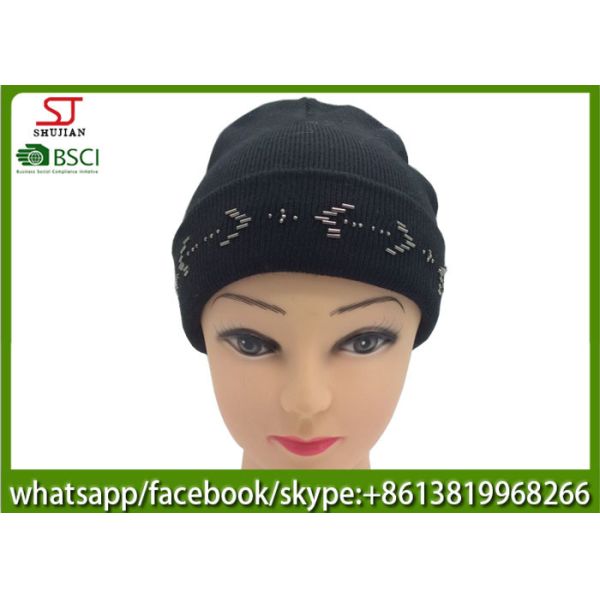 Chinese manufactuer beanie circular needles beanie winter knitting hat pattern 70g 20*22cm 100%Acrylic keep warm