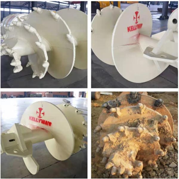 130mm Kelly Box High Grade Q345B Steel Auger Bit High Strength