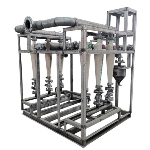 Linha de produção automática do equipamento da máquina de Desand do leite do amido do sagu