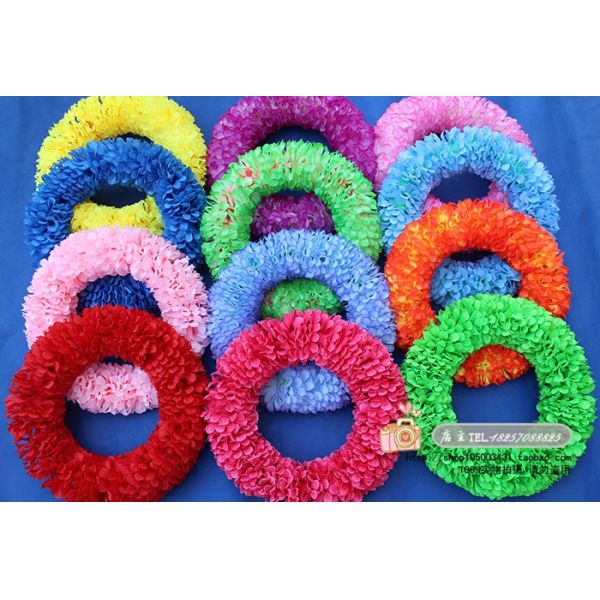 Hawaiian flower garland /Hawaiian Flower Lei/flower wreaths