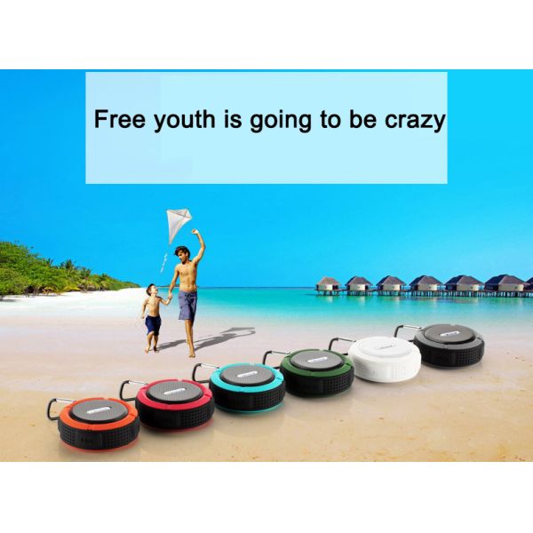 Customized Small Waterproof Sport Speaker , Active Stereo Wireless Speaker