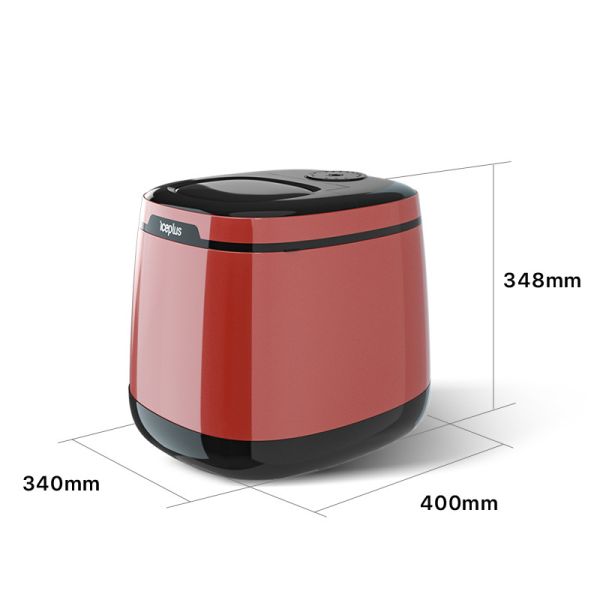 25kg bullet shape ice maker for household use in green color
