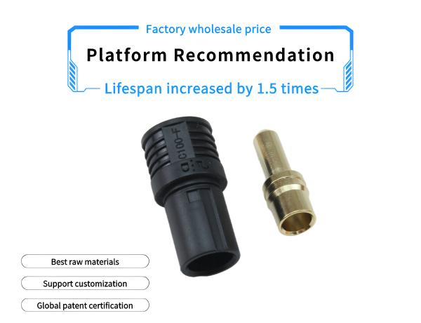 Electric Vehicle Energy Storage Connector C100 Battery Replacement Plug For Lithium Battery