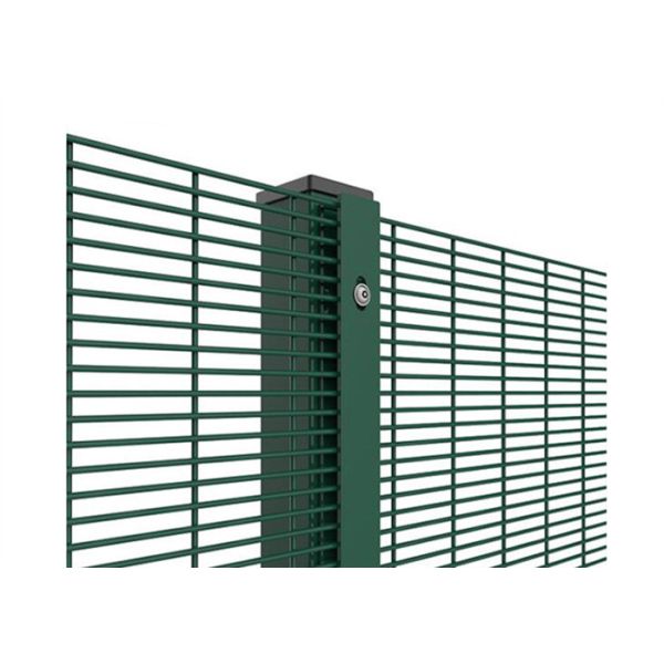 Durable Welded 358 Anti Climb Security Fence 3'' X 0.5'' X 8 Gauge For Airport
