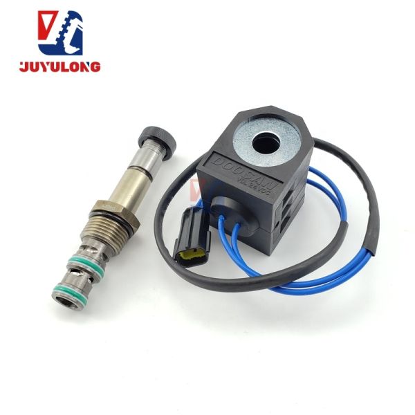 JUYULONG Excavator Solenoid Valve Core SV08-30 for Monoblock Hydraulic Control Pump for HYUNDAI R210/220-7/9 Engineering Parts