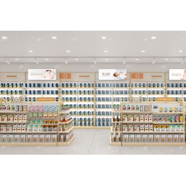 BBC018 Modern Minimalist Shop Design Baby Shop Clothes Display Interior Design Display Rack for Baby Store Furniture