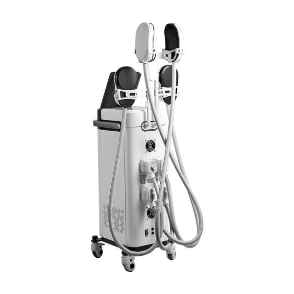 4 Handles EMS Muscle Stimulation Sculpting Machine EMS Body Slim EMS Muscle Shaping Stimulator RF Body Sculpting Weight Loss Machine
