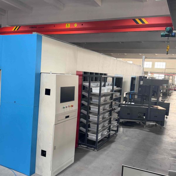 Multi-SKU Top Barcode Scanning Vertical Sorter For Warehouse Fulfillment