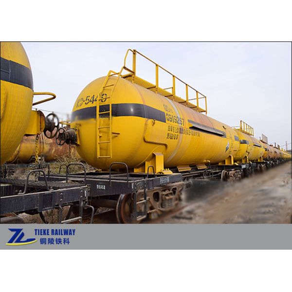 Concentrated Sulfuric Acid Railway Tanker Wagons 120km/H GS70 Tank Wagon Truck
