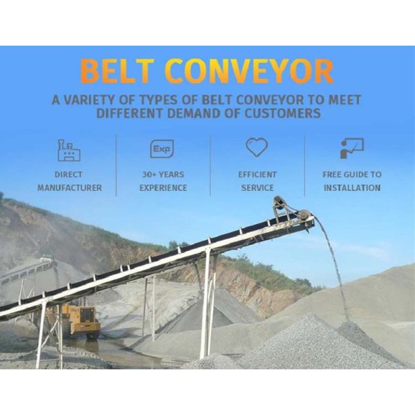 Mobile Belt Conveyor Industrial Conveyor Belts For Short Distance Transportation