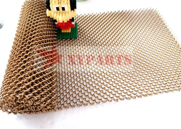 Decoration Colors Aluminum Alloy Coil Metal Mesh Curtain As Metal Room Ceilings