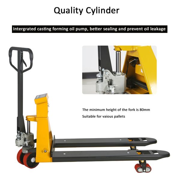 Balance Weight Type 3 Ton Hydraulic Pallet Jack Hand Truck Scale for Customized Color