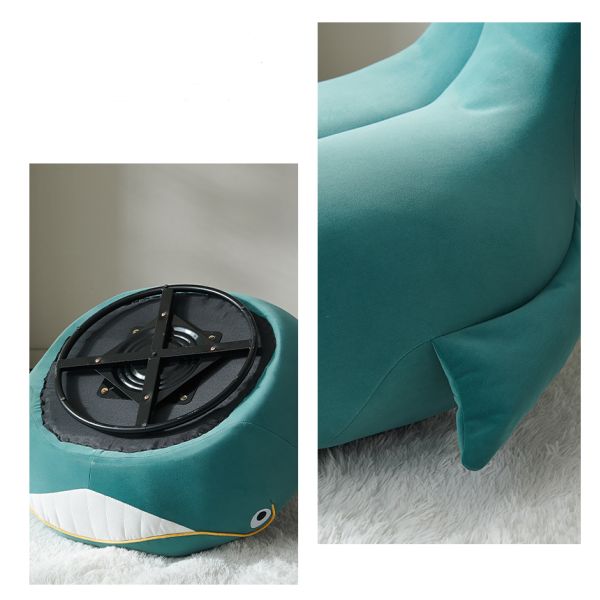 СМ цвета 95X104X77 самостоятельно роскошной софы кита мебели живущей комнаты голубое