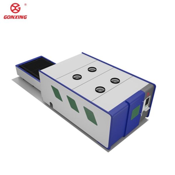 Industrial Double Table Model 6000w Sheet Metal Laser Cutting Machine with 4-axis Configuration and Yaskawa Servo Motor