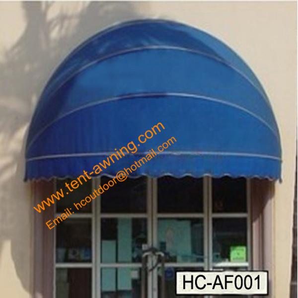Ourtdoor Aluminum Manual Retractable  Decorative Dome Window Awning