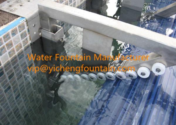 SGS Inground Automatically Swimming Pool Control System Transparent Blue PVC Covers