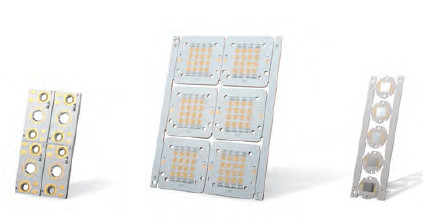 0.075mm Line LED Light Aluminum Clad Pcb Lead Free HASL For HDI