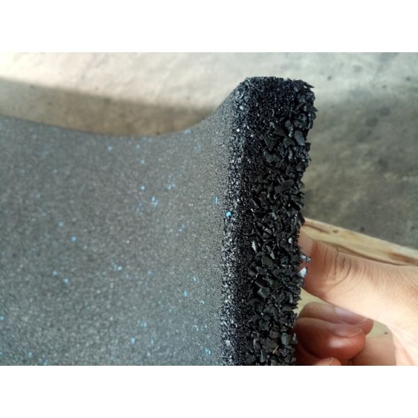 Commercial Gym Rubber Flooring and Sports Floor Tiles with 15/20/25/30/35/40/45/50mm Thickness Options and From -40°C to 100°C Temperature Range