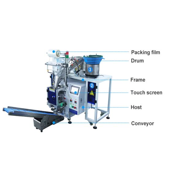 Automatic Screw Counting Packing Machine Nut Bolt Nail Fastener Screw Packing Machine