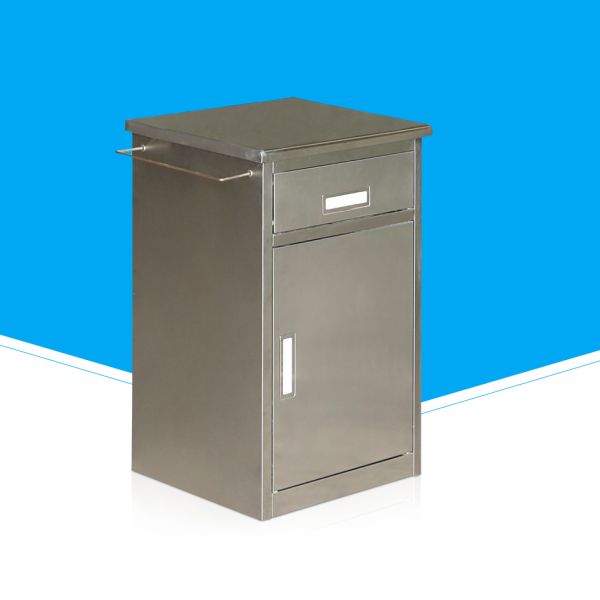 Таблица больничной койки металла с ящиком, передвижным над таблицей кровати для пациентов