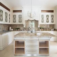 Diseños modernos Muebles personalizados de gama alta asequibles Muebles de cocina pequeños de melamina en forma de L