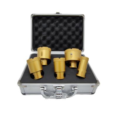 Funcionamento de Diamond Drill Bit For DIY da telha de Hole Saw 5pcs 10mm do moedor de ângulo