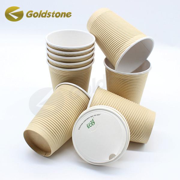 8oz Secure Lids Coffee Disposable Drinking Cups For On - The - Go Consumption