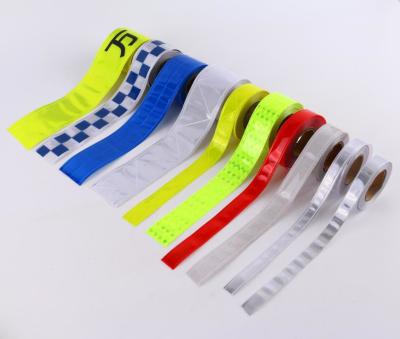 High Visibility Sew On Reflective Tape For Clothing Yellow Safety Tape Traffic Sign fabric