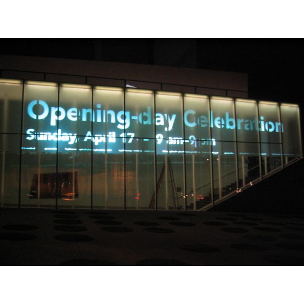 Слипчивый фильм экрана задней проекции, голографический задний фильм для магазина окна метр Диспай 1,52 кс 30