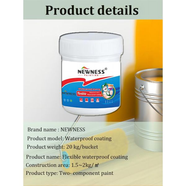 CAS No 67763-03-5 Водонепроницаемое покрытие на основе цемента для крыш ванных комнат и бассейнов