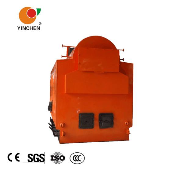 Horizontal Biomass Fired Steam Boiler , Wood Fired Hot Water Boiler 1-20 T/H Rated Output