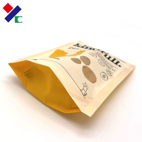 Printed Stand Up Zip Lock Packaging Bag Window Mobile Phone Accessories