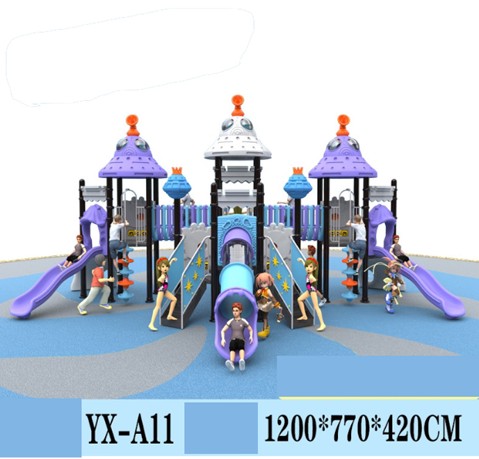 High-quality LLDPE plastic galvanized steel outdoor  children's playground equipment kindergarten at a competitive cost 
