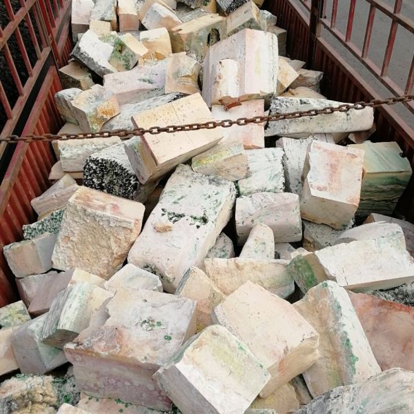 Повторно использовать 1650C сплавил блок бросания AZS для стеклянной плавя печи высокопрочной